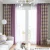 Import Insulated Thermal Pink And White Striped Blackout Curtains For YRF from China