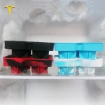 Integrated Circuit ice pop molds flexible silicone easily-removable 4 monster cream tools popsicle mold