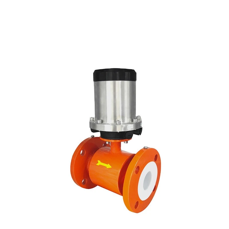 Integrated Electro Magnetic Flow Meter for Sewage  Integrated flow meter magnetic flow meter