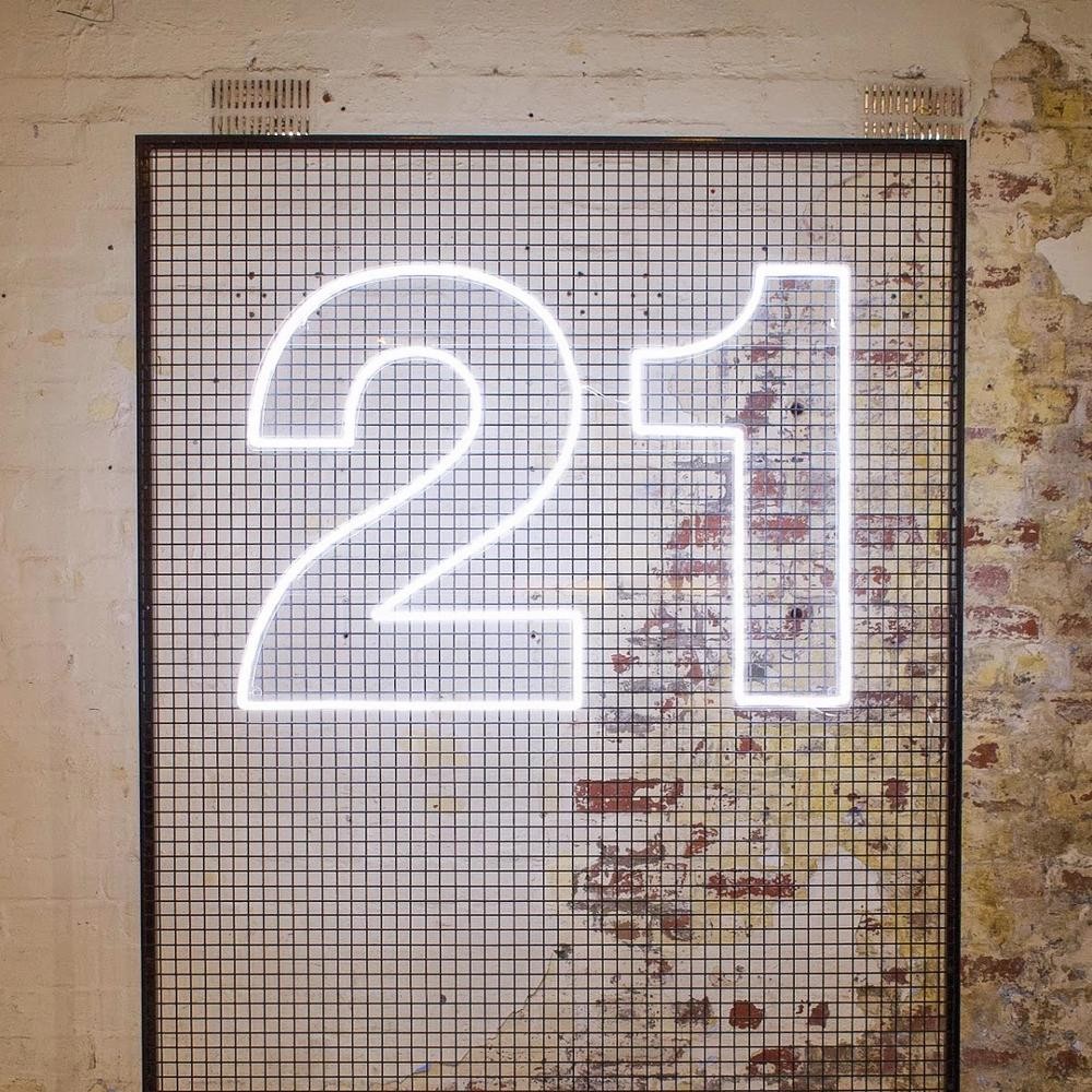 Buy Interior Decorative Neon Number Party Sign Custom Design Led Neon ...