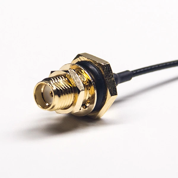 IP68 Bulkhead SMA Female Connector to IPEX Crimp RG178 Coaxial Cable
