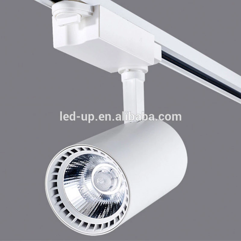 IPHD Industrial 30W COB LED track light Warm White led rail lamp leds spotlights iluminacao lighting fixture for shop store spot