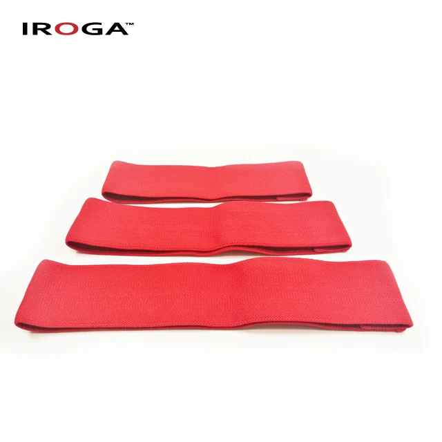 Iroga fitness hot sell fabric hip circle band booty band