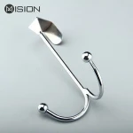 Iron metal robe back door double hook hanger