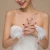 Import Ivory French Lace Bride gloves wedding fingerless bride gift Pearls rhinestone gloves from China