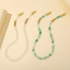 Jade Color Simple Resin Mask Chain Glasses Chain Eye Chain Jewelry Transparent Creative Summer Color Handmade Chunky Acrylic 17g