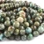 Import JC Wholesale 8mm Matte Polished Genuine African Turquoise Beads stones for jewelry making from China