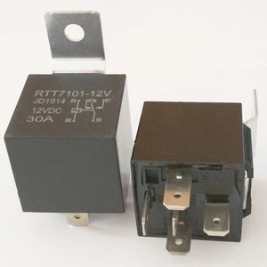 JD1914 DC12V 30A 5 Pin Auto Relay With Metal Bracket