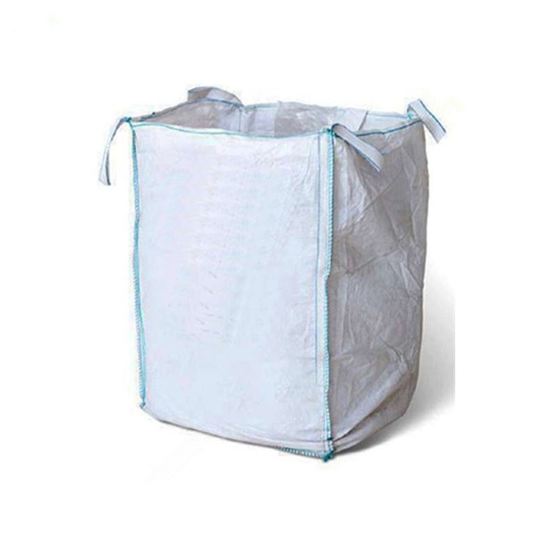 Jiaxin Ton Bag China Bulk Bag Manufacturing PP FIBC 1 Ton Bag Q Baffle Jumbo Bag Bulk Bag for Packaging Construction Material Wood Chips Pellet Ton Bag of Sand