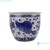 Jingdezhen Porcelain Blue and White Contending Colors Fish Lines and Patterns Dragon Design Ceramic Garden Planter Flower Pot