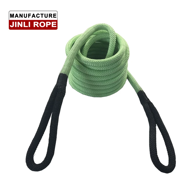 JINLI 19mm x 9m, 8.5t double braided nylon kinetic recovery towing rope