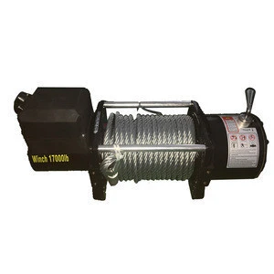 JT-S1104-17000 17000bls 12V elastic Winch for 4WD