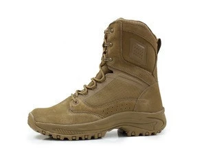 Jungle army safety shoes/military combat tactical desert boots