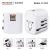 Import JY-303 Factory directly sale All In One Travel Adapter Kit with dual usb charger for travel accessories from China