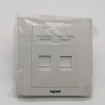 keystone jack cat5e cat6 faceplate rj45 rj11 cable switch wall plate 86 network Face Plate