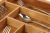 Import Kitchen drawer adjustable expandable bamboo cutlery storage tray utensil organizer from China