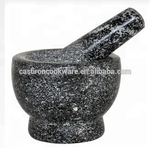 Kitchen Grinding Tools Stone Mortar and Pestle in Granite
