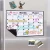kitchen refrigerator decorative magnetic dry erase whiteboard sheet with stain resistant surface custom size