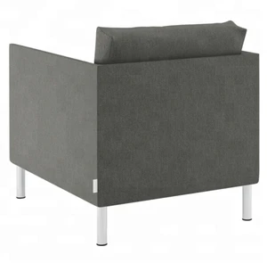 KLD luxury modern fabric single armrest office sofa