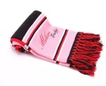 Knitted acrylic100% sport sets hat and scarf