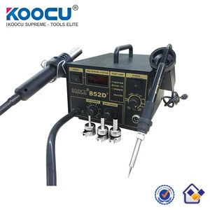 [KOOCU] 2018 852D+ 2 in 1 SMD Soldering Rework Station with Hot Air & Iron ( ESD PLCC BGA Stand )