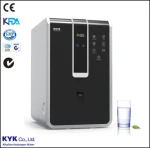 Korea KYK 707/Auto-hide water tap machine/High Quality Alkaline Water Ionizer maker/4 Plates Hot and cold water dispenser