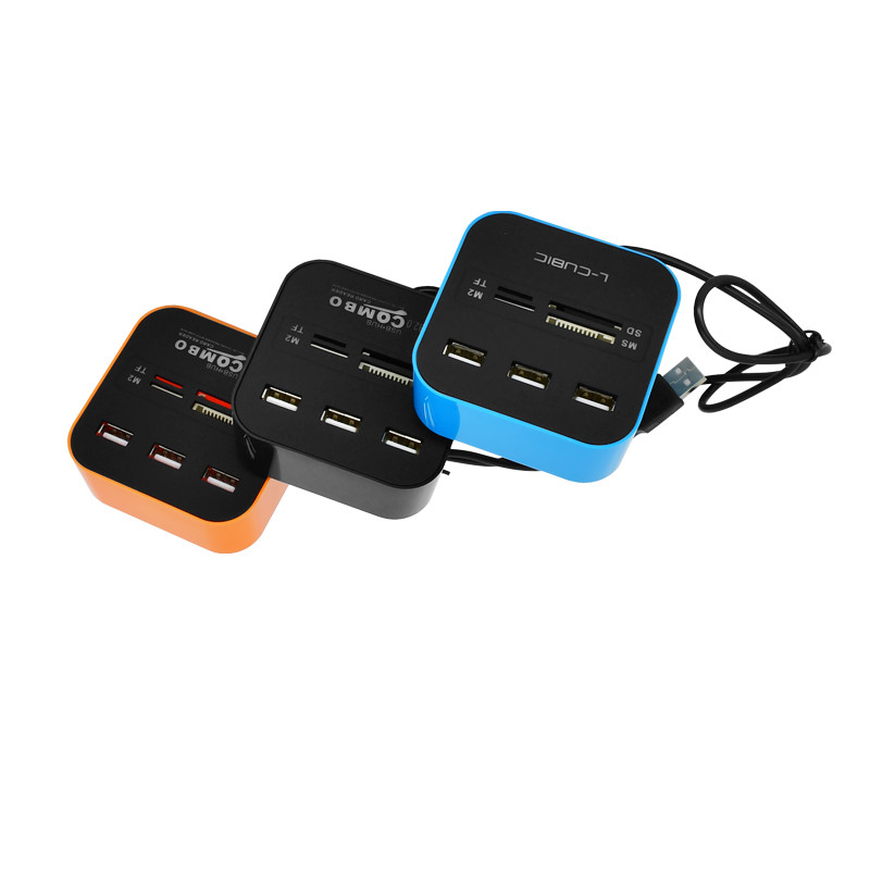 Buy L-cubic 3 Ports Usb-c Hub Sd/tf Usb Type-c Hub Android With Card ...