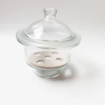 Laboratory Glasswares 350mm 400mm Transparent Glass Desiccator with Porcelain Plate