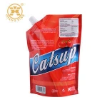 Laminate plastic sprout food pouch for baby juice