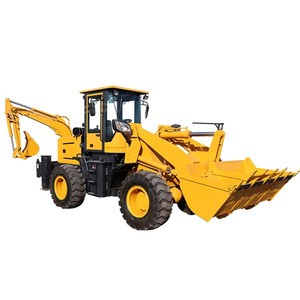 Large And Mini Front End Loader Tractor 3 To 6 Ton Multifunction Wheel Backhoe Loader For Sale