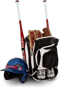 Large Capacity Baseball Bag Softball Baseball Backpack with Helmet Holder