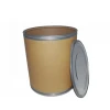 Large cardboard fiber drum with steel tamper evident closing ring