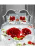 latest design 3D floral print bed sets/duvet /sheet set/bed linen