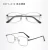 Import Latest fashion metal glasses eyewear frame unisex optical glasses  montura de gafas from China