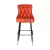 Import Latest Nordic Design faux leather Iron base Velvet titanium gold Steel High Bar Stool Chair from China