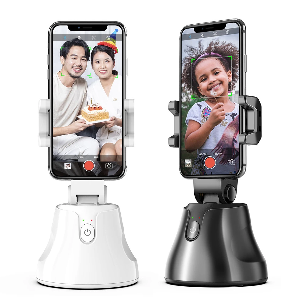 Laudtec Smartphone Gimbal Selfie Stick Portable Auto Shooting Selfie Stick, Auto Face Object Tracking Vlog Camera Phone Holder