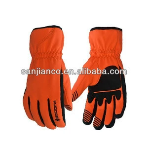 Leather Mittens Ski Gloves