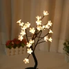 Led Christmas Tree Artificial  Flower Adornment Plants Trees Christmas Desktop Decoration Gifts