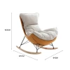 Living room balcony rocking chair chair adult child household cloth art lazy person leisure nap rocking chair