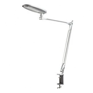 Long double arm LED desk lamp with hollow design lamp head perfect for drawing or writing