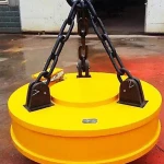 long-life workshop 1 ton lift electromagnets super strong electromagnet for forklift overhead electromagnetic crane