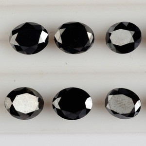 Loose Natural Round Brilliant Cut Black Diamonds At Wholesale Price