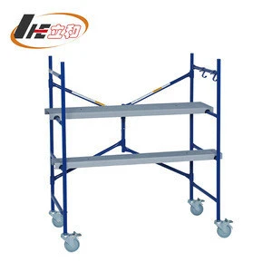 Low Prices High Quality 4-In Casters Steel Mini Scaffolding