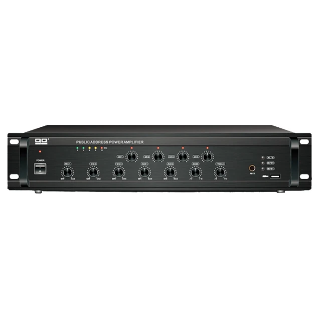 LPA-100TM 100watts Public Address AMP PA System Amplifier with 4 Zones /Individal volume control