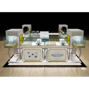 Luxurious jewelry display showcase jewelry kiosk furniture