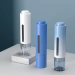 Luxury Airless Pump Bottle Cosmetic Skincare Packaging 15ml 0.5OZ Custom Eye Cream Cosmetic Dropper Syringe Bottle For Serum
