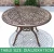 Import Luxury cast aluminum outdoor table dining Foshan die cast outdoor aluminum table from China