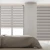 Import Luxury Double Layer Roller Blinds Day and Night Window Polyester Zebra Shades Shear Zebra Blind from China