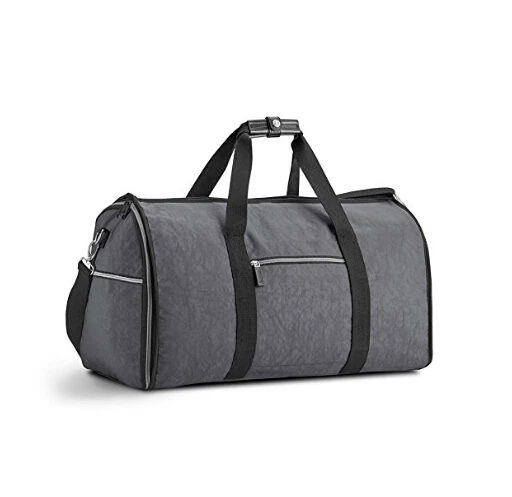 Luxury Two-in-One Travel Garment Suit Bag Foldable Garment Duffle Bag