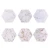 Luxury Unique Marble Pink Gold Ceramic Placemat Coaster Porcelain Mats Pads Table Decoration Accessories Kitchen Tool Gift